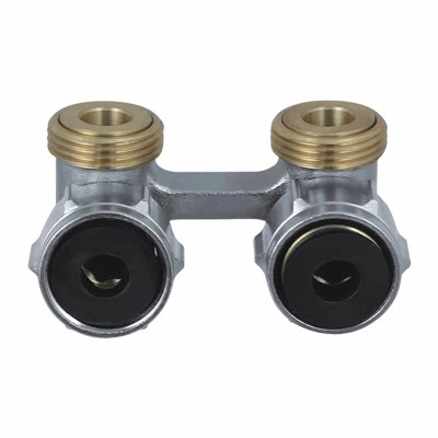 H-burchakli radiator klapan